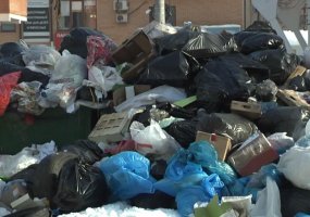 В Краснодаре из-за непогоды скопились горы мусора. «Факты»