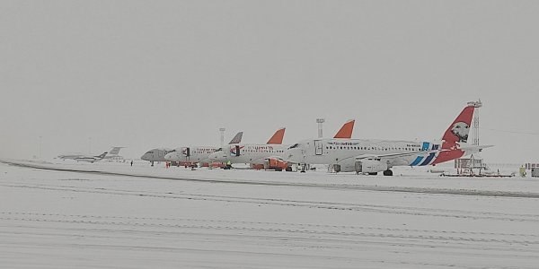 Ограничения в работе аэропорта Краснодара продлили до 15:00