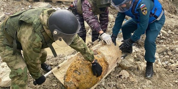 Эхо войны: в Новороссийске на территории строящегося ЖК нашли авиабомбу