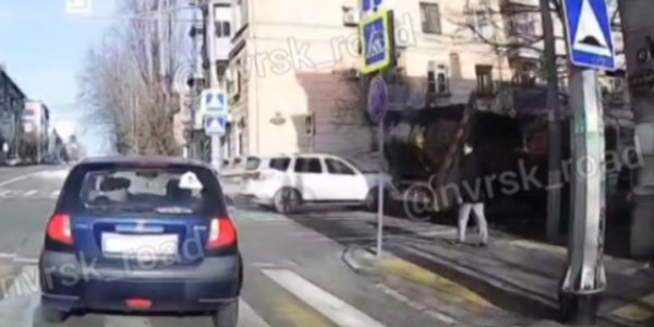 В Новороссийске водитель иномарки наехал на пешехода