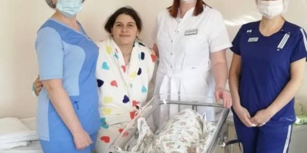 В акушерско-гинекологическом корпусе Кореновска родился первый малыш