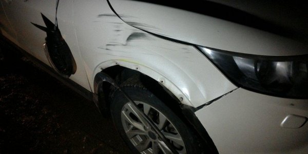 В Анапе Nissan сбил пешехода, который шел по проезжей части в темноте