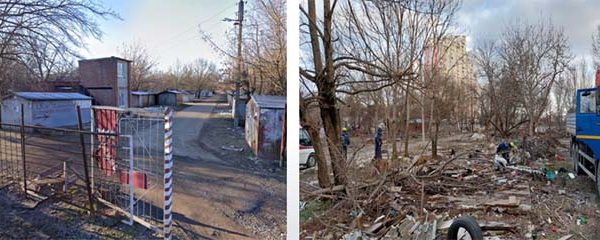 В Краснодаре на улице Димитрова снесли 444 незаконных гаража