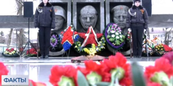 В Крымском районе почтили память погибших в Сталинградской битве