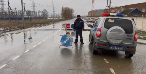 В Славянском районе ограничили движение на дороге краевого значения