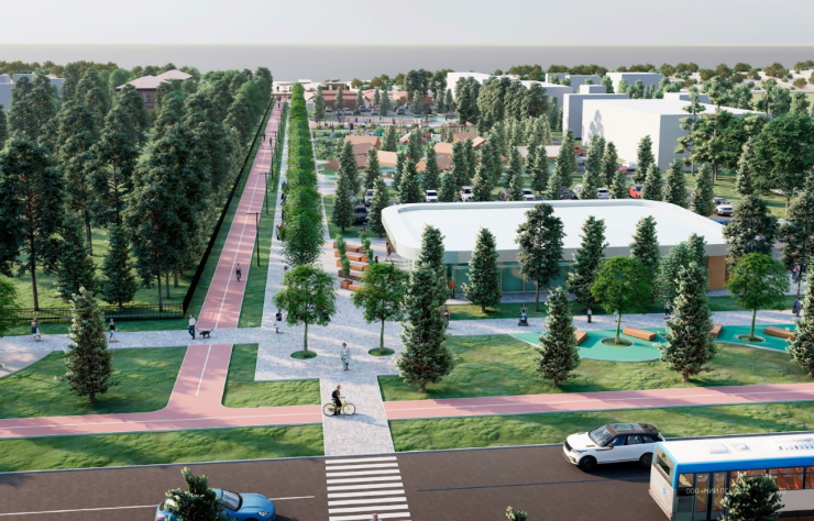 В Анапе на Пионерском проспекте предложили создать велодорожки, зеленые зоны и многоуровневые парковки