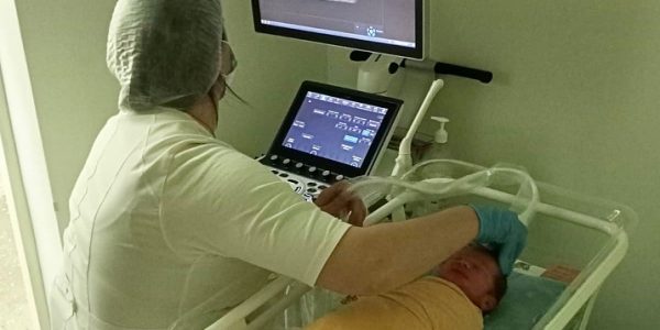 В родильном отделении Калининской ЦРБ установили новый аппарат УЗИ
