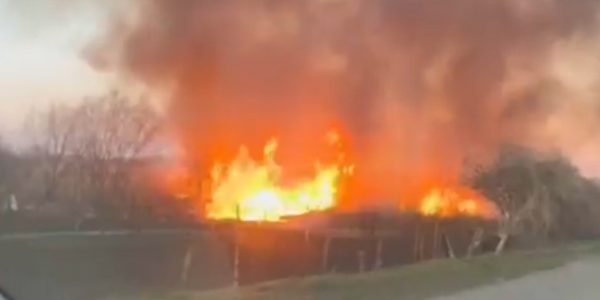 В Краснодарском крае за три часа произошло два возгорания камыша