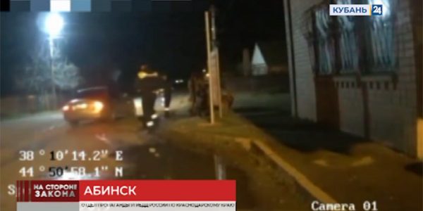 В Абинске пьяный водитель заставил полицейских устроить погоню