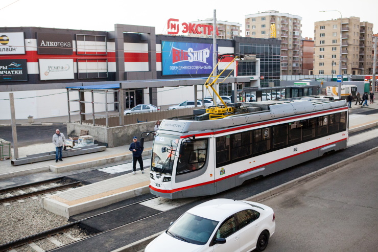 Мэр Краснодара: благодаря новой трамвайной ветке на улице Московской снизились пробки
