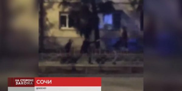 В Сочи двое пьяных мужчин избили прохожего