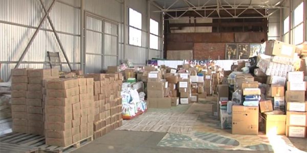 В краевом управлении СКР собрали около 5 тонн гуманитарной помощи для жителей Донбасса