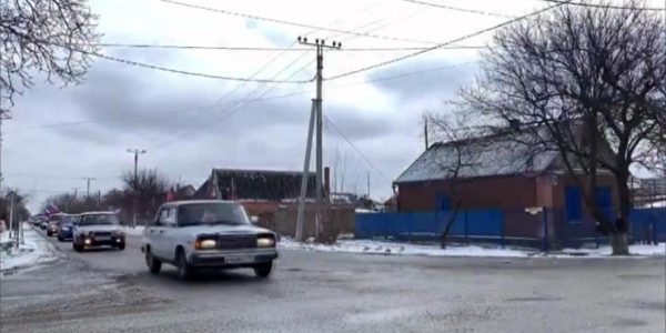 В Славянске-на-Кубани прошел автопробег «Za Наших» в поддержку российской армии