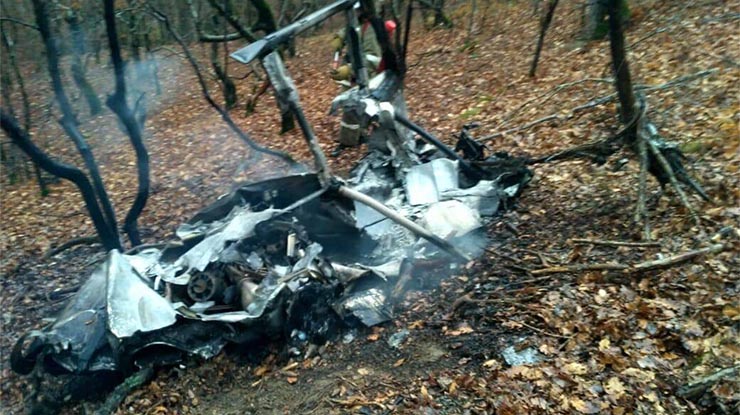 В МАК назвали причиной падения вертолета под Новороссийском неверные действия пилота