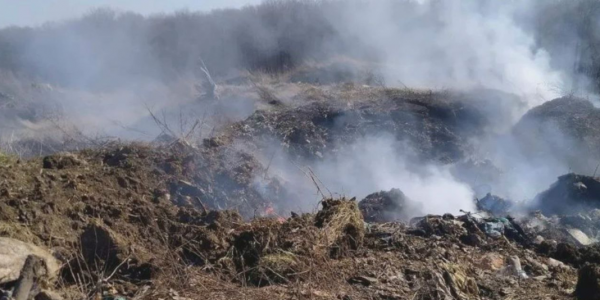 Росприроднадзор завел дело после повторного пожара на закрытой свалке в Горячем Ключе