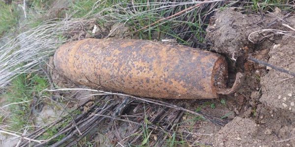 На Кубани нашли два артиллерийских снаряда и две мины времен войны