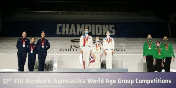 Кубанские акробатки завоевали медали XII первенства мира