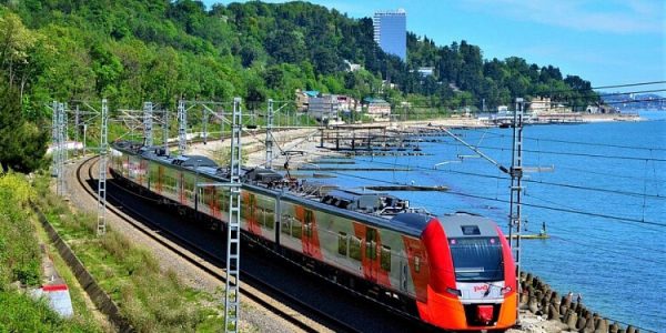 Спрос на билеты на поезд в Краснодар на майские праздники вырос в 2,7 раза