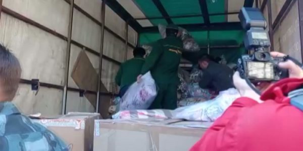 Сотрудники УФСИН из Краснодара отправили гуманитарную помощь для жителей ДНР и ЛНР