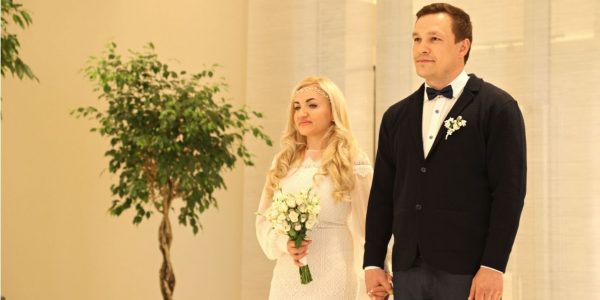 В Анапе новый Дворец бракосочетания принял первых свадебных туристов