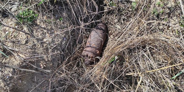 В Анапе около пляжа нашли артиллерийский снаряд времен войны