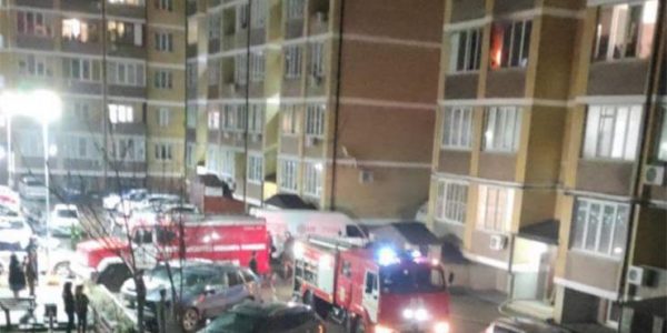 В Краснодаре загорелась квартира в Музыкальном микрорайоне