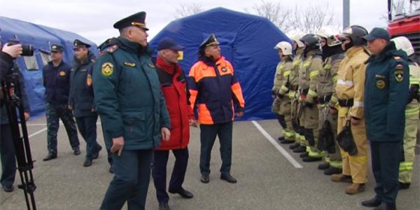 В Краснодаре стартовали трехдневные учения МЧС