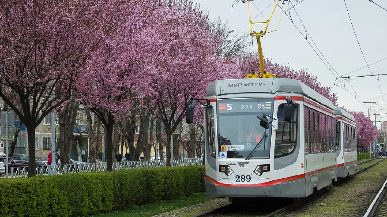В Краснодаре трамваи № 5 до 10 апреля перестанут ходить в Пашковку по вечерам