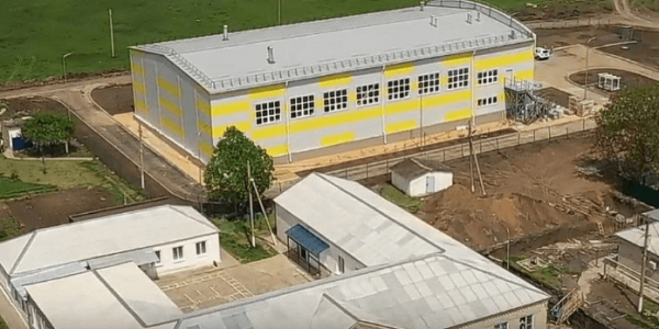В Выселковском районе завершают строительство спорткомплекса