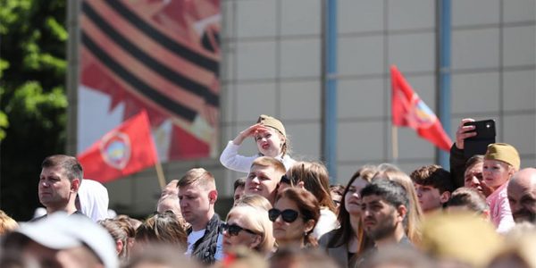 Зрителями парада Победы в Краснодаре стали более 30 тыс. человек