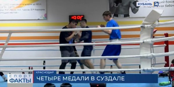 Кубанские боксеры завоевали четыре медали первенства России