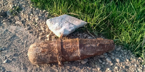 В Краснодарском крае в винограднике нашли авиационную бомбу весом 15 кг