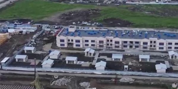 Новый детский сад в Прикубанском округе Краснодара готов на 84%