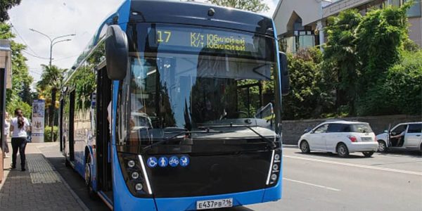 В Сочи стартовали испытания нового электробуса российского производства