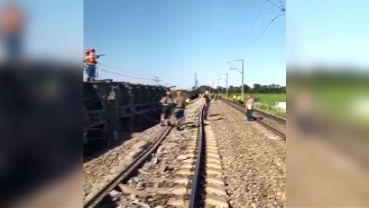 В Краснодарском крае по обоим путям восстановили движение поездов,  прерванное из-за схода вагонов - 21 июня, 2022 Все новости, Происшествия  «Кубань 24»