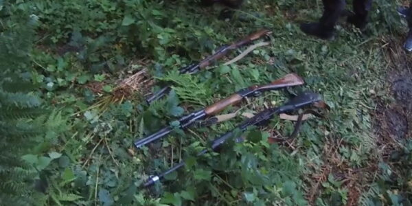 В Сочинском нацпарке задержали трех браконьеров с ружьями