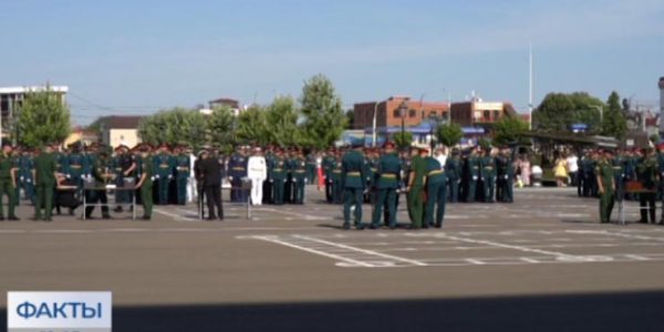 Краснодарское военное училище имени Штеменко выпустило офицеров и прапорщиков