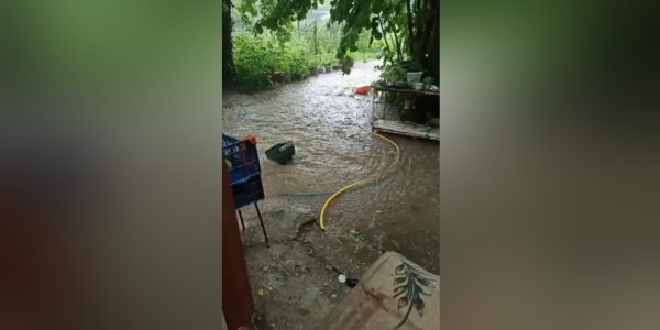 В Туапсинском районе после сильного дождя подтопило 10 дворов