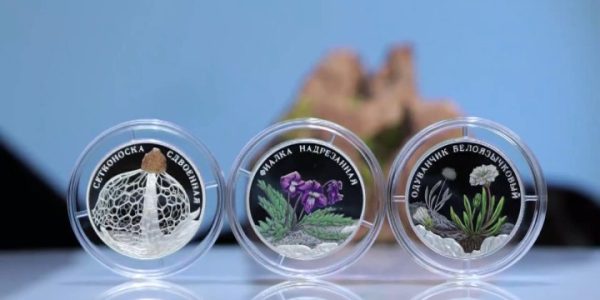 Банк России выпустил двухрублевые монеты с изображением редких растений и грибов