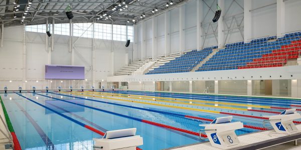 В Краснодаре закончили строительство нового дворца водных видов спорта