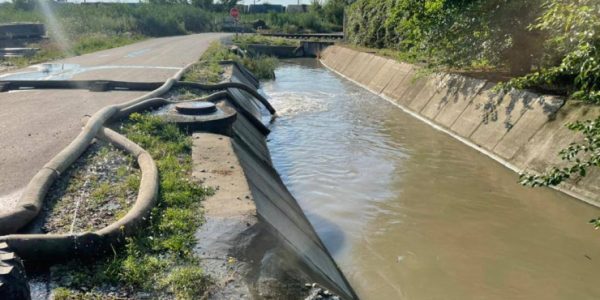 В Славянском районе из-за обильных осадков подмыты опоры мостов на двух участках дорог