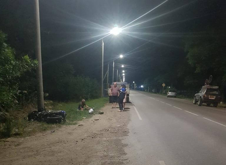 В Павловском районе 14-летний мотоциклист погиб, врезавшись в фонарный столб