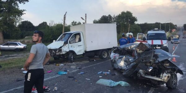 В Крымском районе водитель «девятки» погиб в лобовом столкновении в «Газелью»