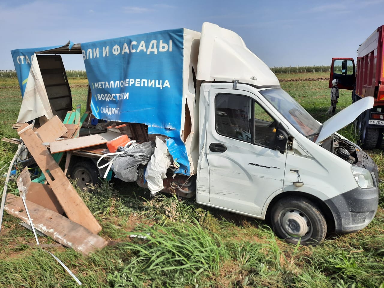 В Славянском районе на трассе произошло массовое ДТП с пятью автомобилями -  25 августа, 2022 Все новости, Происшествия «Кубань 24»