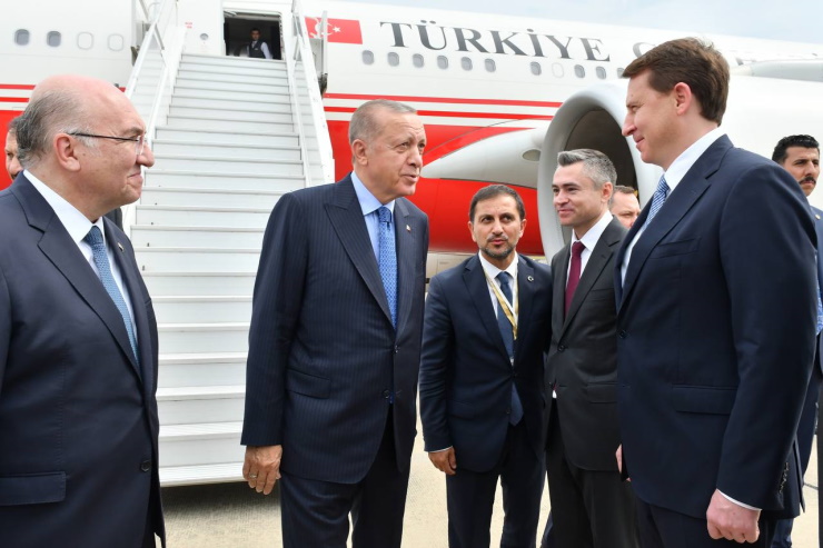 В Сочи встретили главу Турции Реджепа Эрдогана