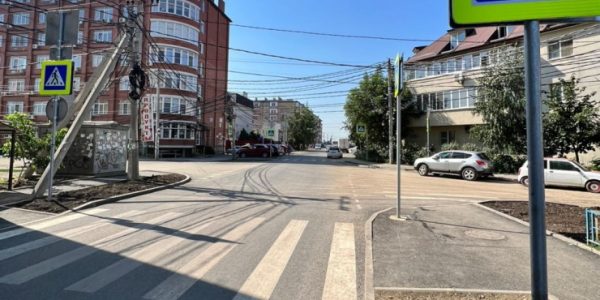 В Краснодаре отремонтировали участки двух улиц в поселке Российском