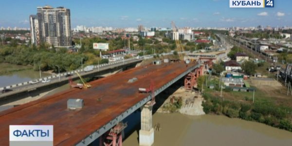 Строительство Яблоновского моста: рабочие завершили переустройство газопровода