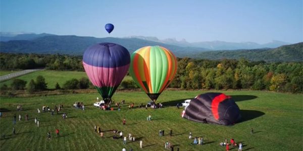 В Мостовском районе прошел фестиваль воздушных шаров «Небо Предгорья»