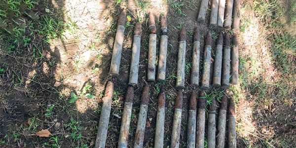 Житель Крымского района откопал в своем дворе 25 боеприпасов времен войны