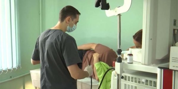 В Щербиновском районе в рамках проекта «Гастропоезд» обследовали более 30 пациентов